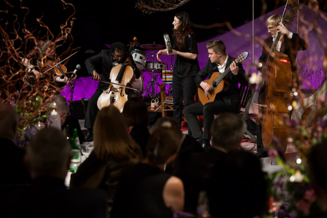 The RNCM Gala Dinner set to Donizetti's L'elisir d'amore.