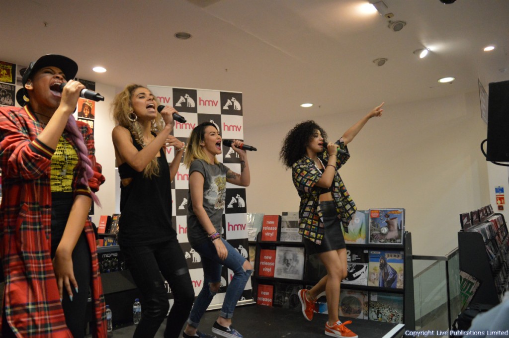 Neon Jungle perform at HMV Manchester