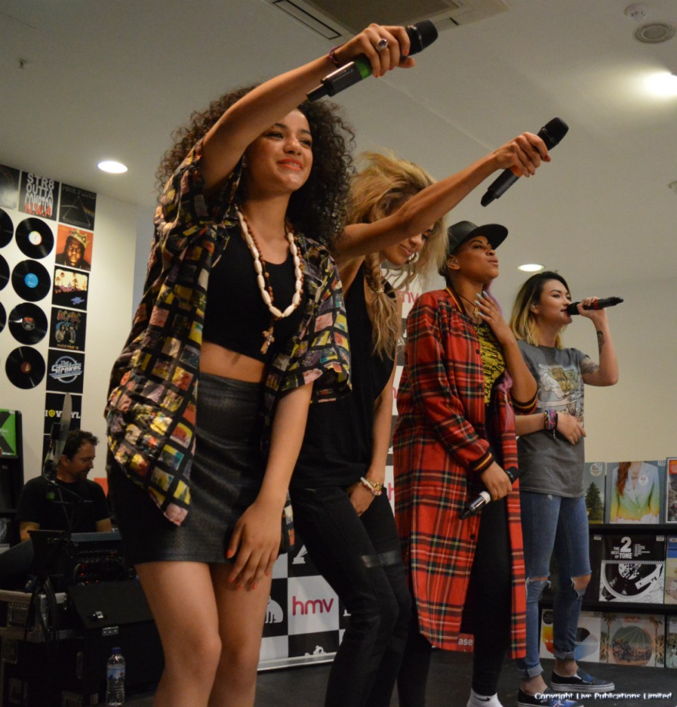 Neon Jungle perform at HMV Manchester