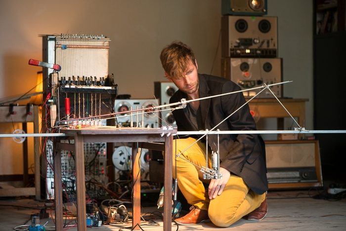 Wouter Van Veldhoven presents an experimental electronics installation at Chetham's as part of Manchester After Hours
