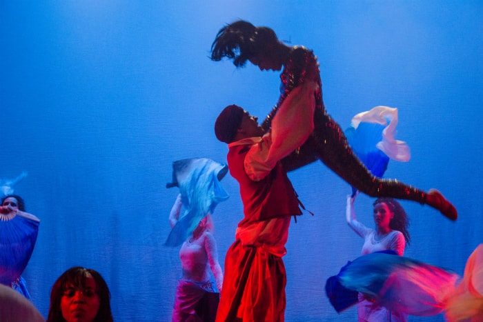 Wade Lewin and Melissa Pina in Scheherazade and 1001 Nights. Image courtesy Paul Houlton