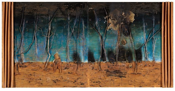 David Lynch's artwork Bob Finds Himself In A World For Which He Has No Understanding