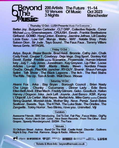 Beyond The Music - Music Conference and Festival Manchester